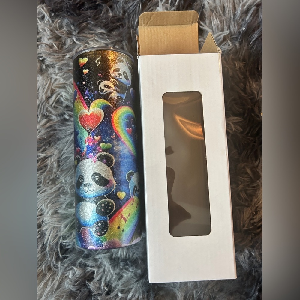 Colorful Panda Tumbler